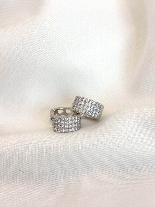 Argola Quatro Fileiras com Strass - Image 2