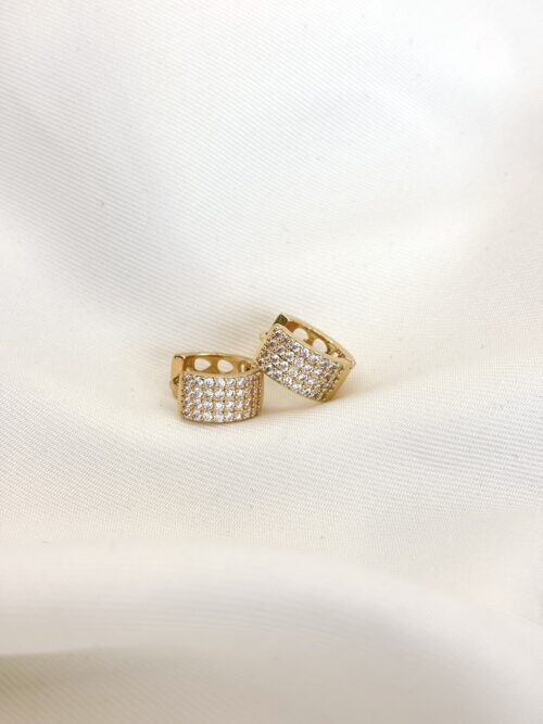 Argola Quatro Fileiras com Strass - Image 6