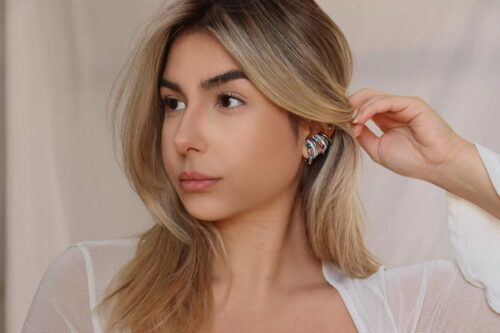 Brinco Earcuff Colorido