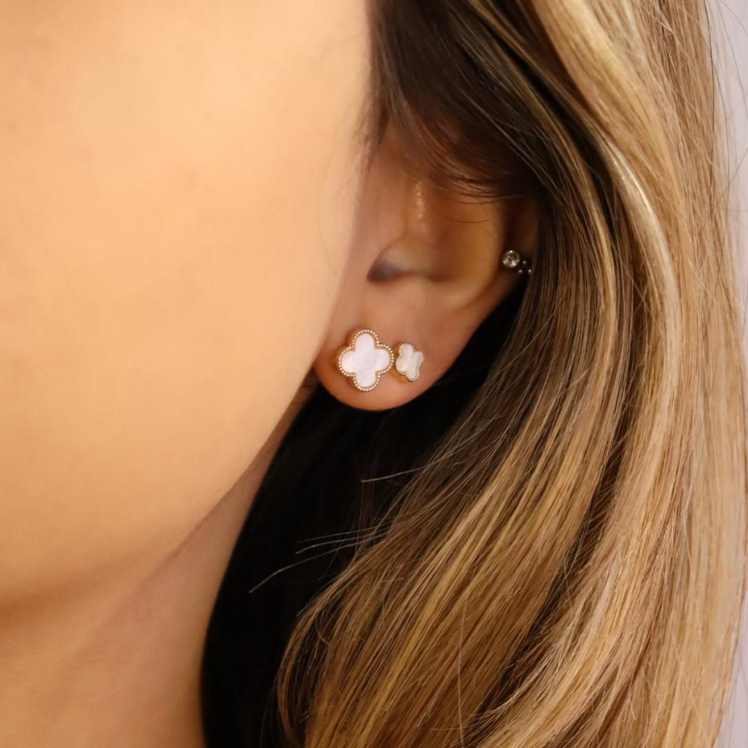 Brinco Trevo - OffWhite