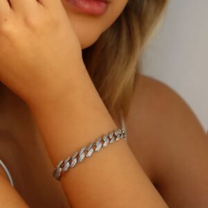 Pulseira Corrente Brilho - Semijóia