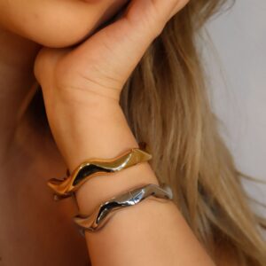 Bracelete Ondas - Liso