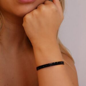 Pulseira Cravejada Preto