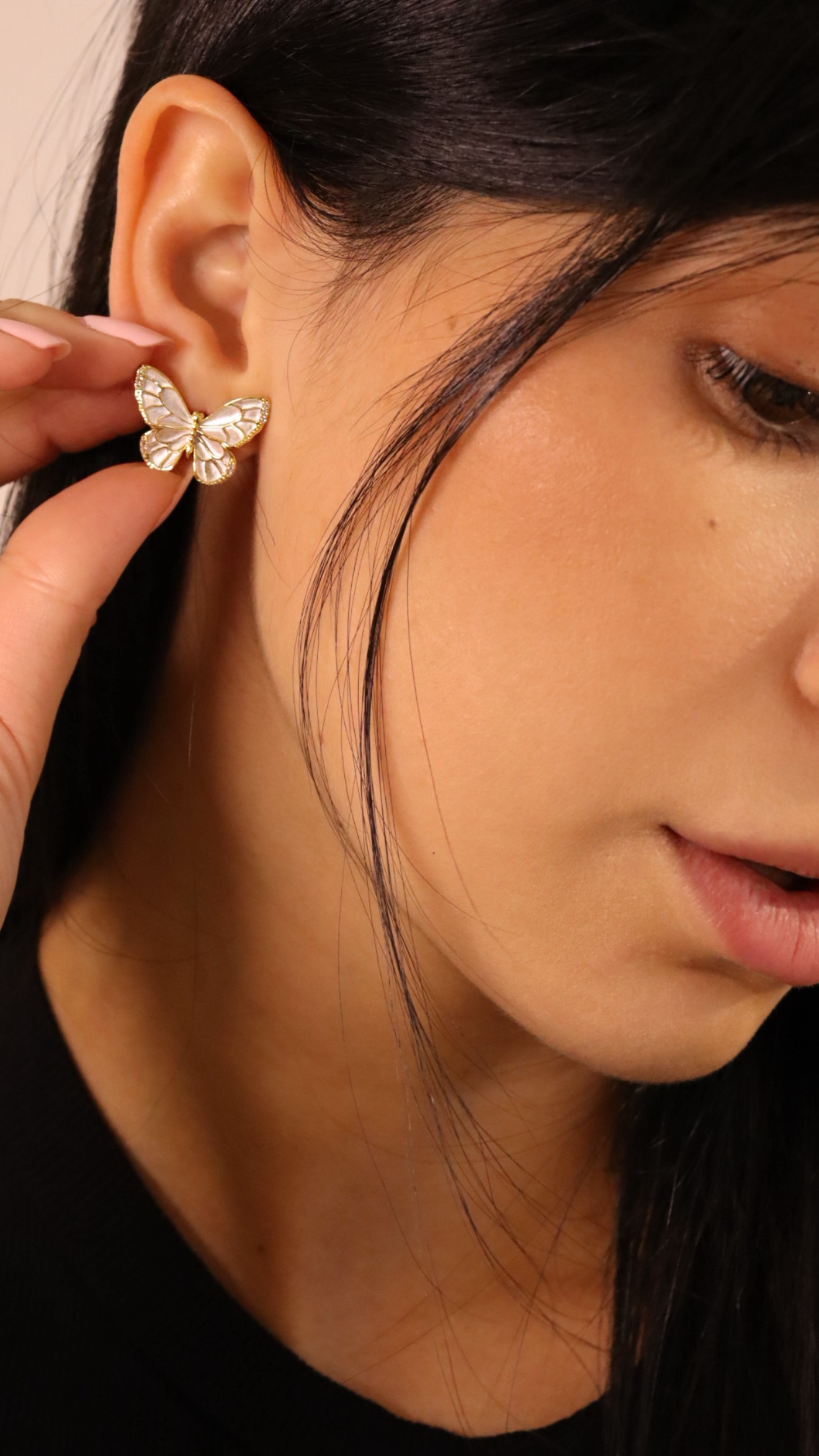 Brinco Borboleta - semijóia