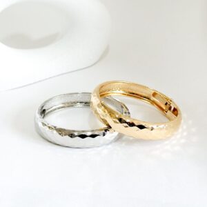 Bracelete texturas elegante