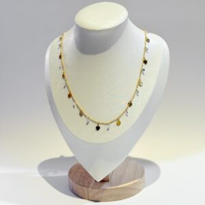 Colar penduricalhos coração