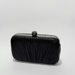 Bolsa Festa Drapeada Preta