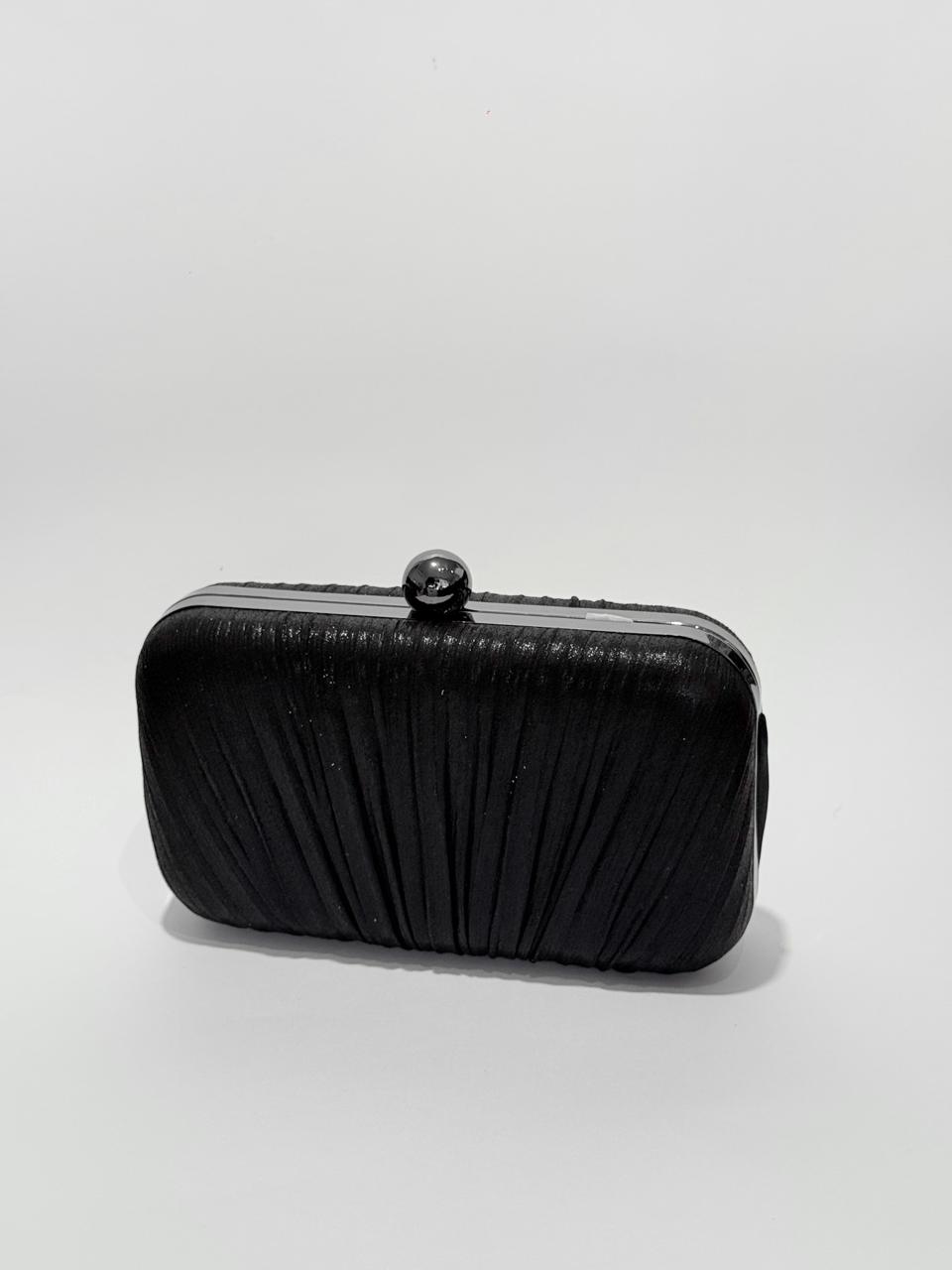 Bolsa Festa Drapeada Preta