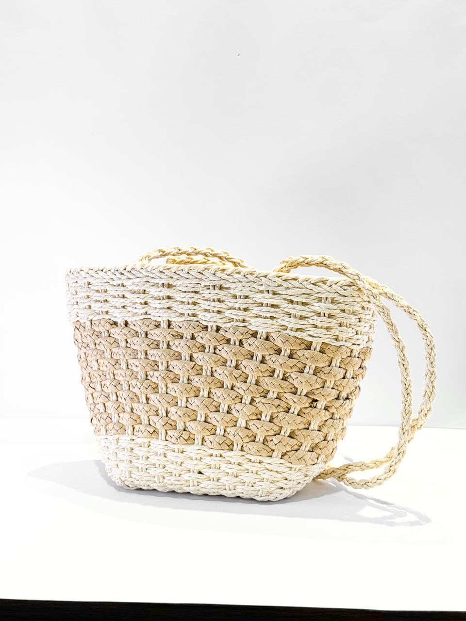 Bolsa Palha alça trançada