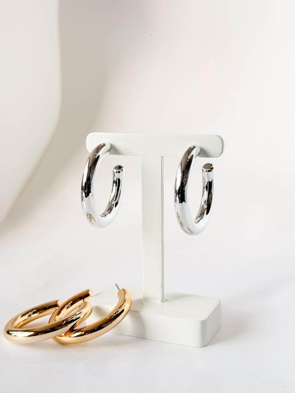 Brinco argola tubo ABS