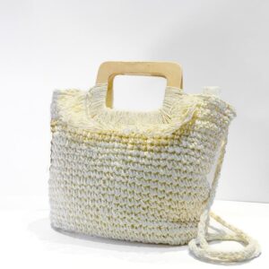 Bolsa Palha alça trançada off